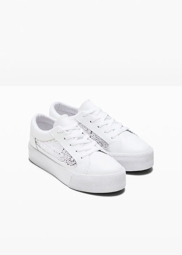 Zapatillas con plataforma Blanco