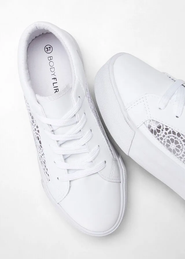 Zapatillas con plataforma Blanco