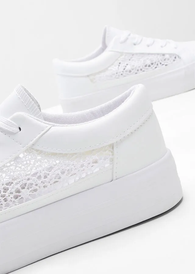 Zapatillas con plataforma Blanco