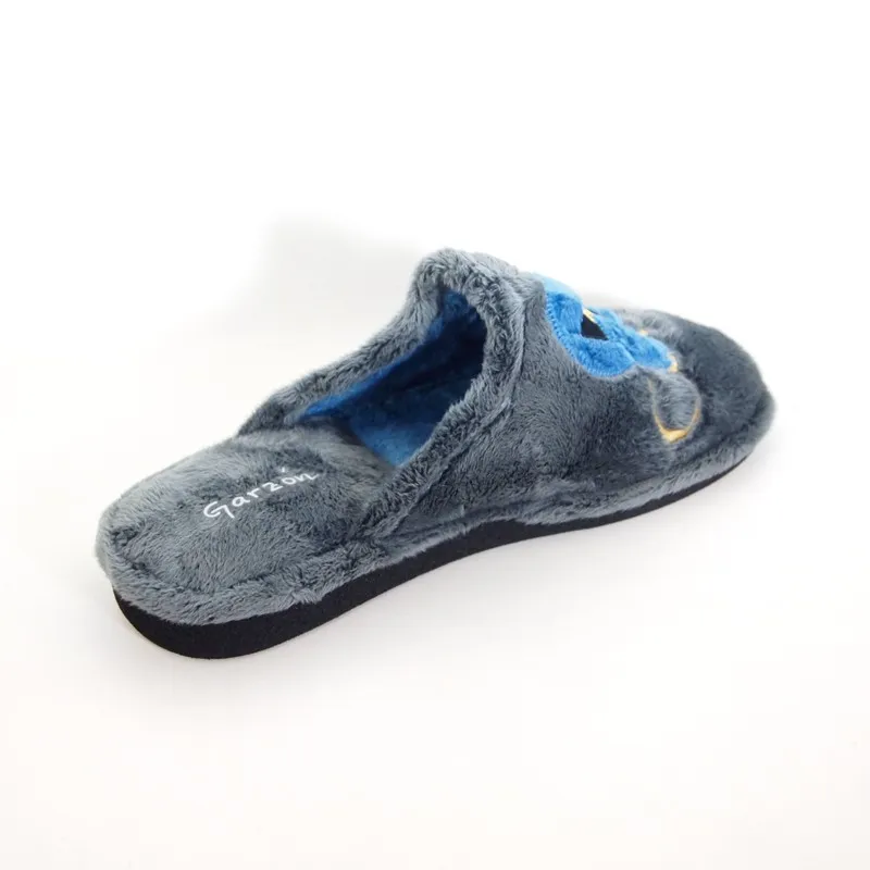 ZAPATILLAS DE CASA GARZóN P373275 GRIS OSCURO
