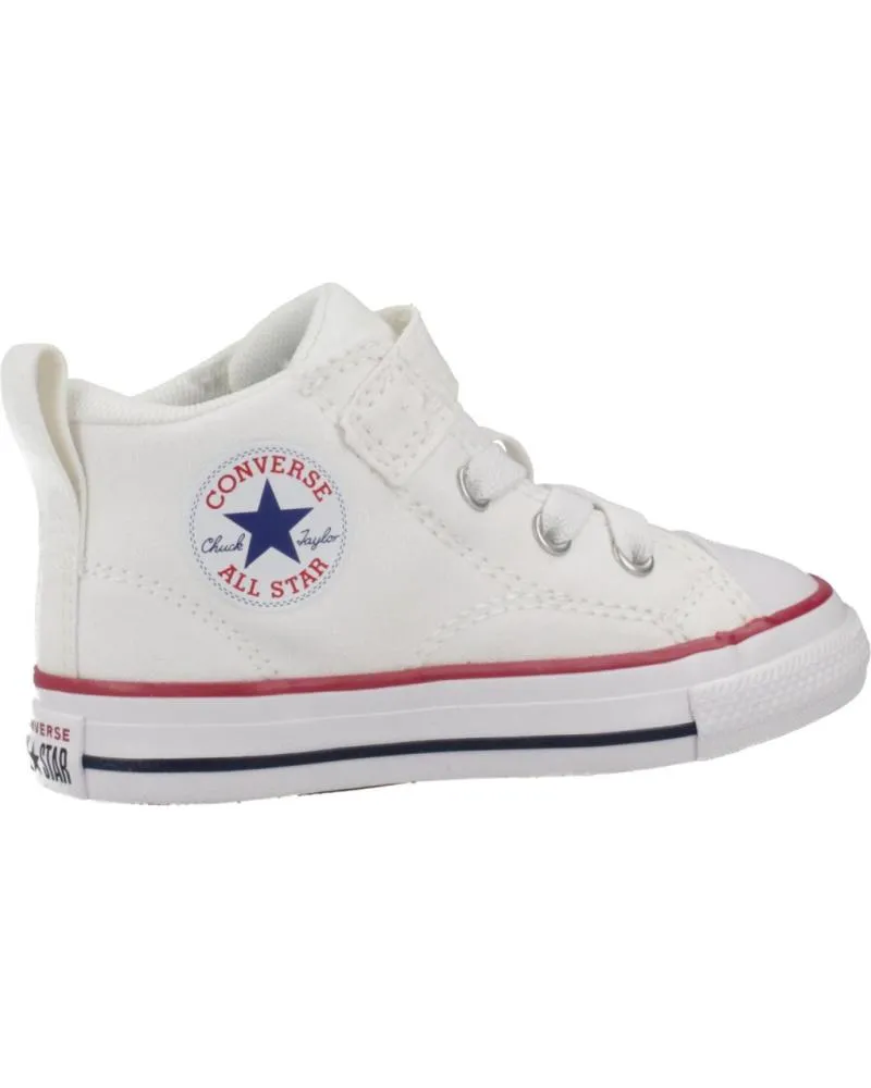 Zapatillas deporte CONVERSE  de Hombre ZAPATILLA SEMIBOTA DE BEBE BLANCA VELCRO A04825C  BLANCO
