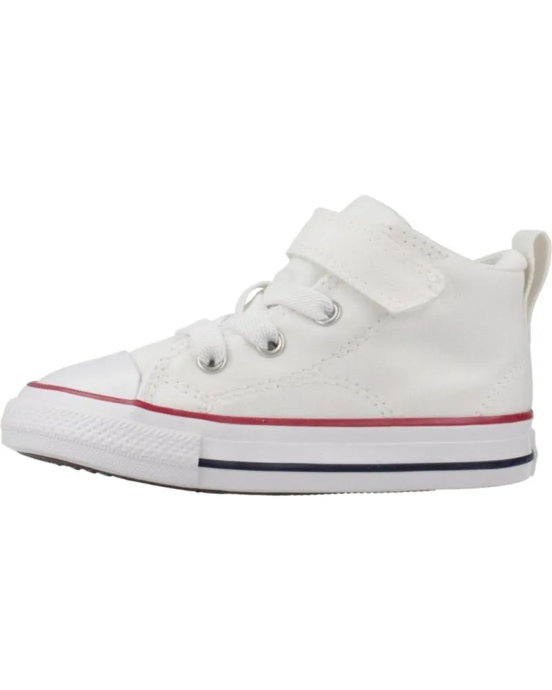Zapatillas deporte CONVERSE  de Hombre ZAPATILLA SEMIBOTA DE BEBE BLANCA VELCRO A04825C  BLANCO