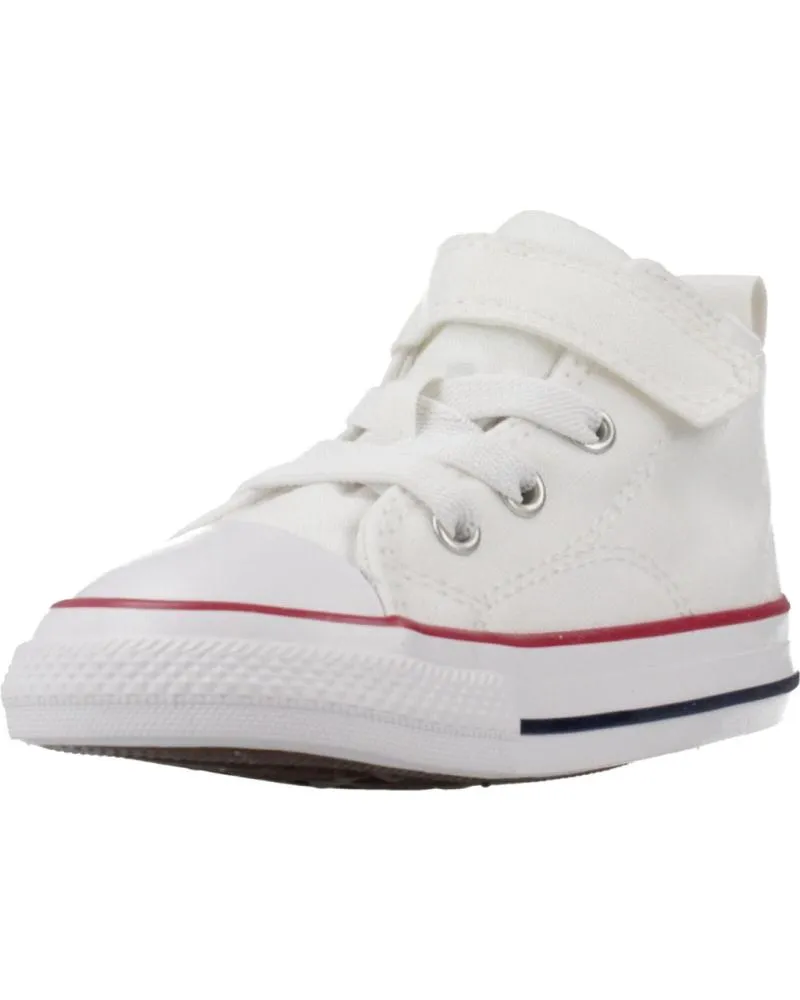 Zapatillas deporte CONVERSE  de Hombre ZAPATILLA SEMIBOTA DE BEBE BLANCA VELCRO A04825C  BLANCO