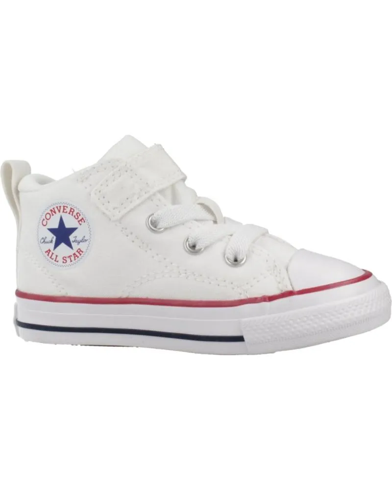 Zapatillas deporte CONVERSE  de Hombre ZAPATILLA SEMIBOTA DE BEBE BLANCA VELCRO A04825C  BLANCO