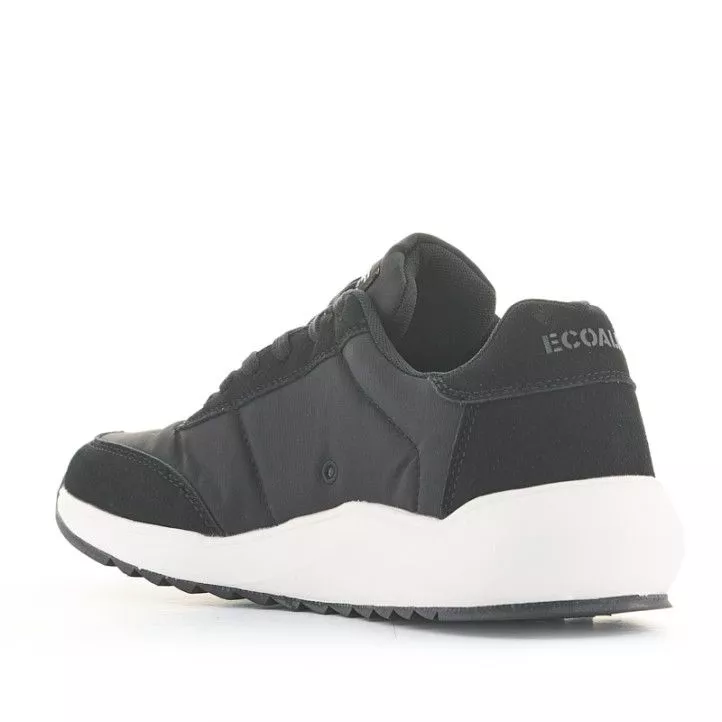 Zapatillas deportivas ECOALF negras de cordones con suela blanca