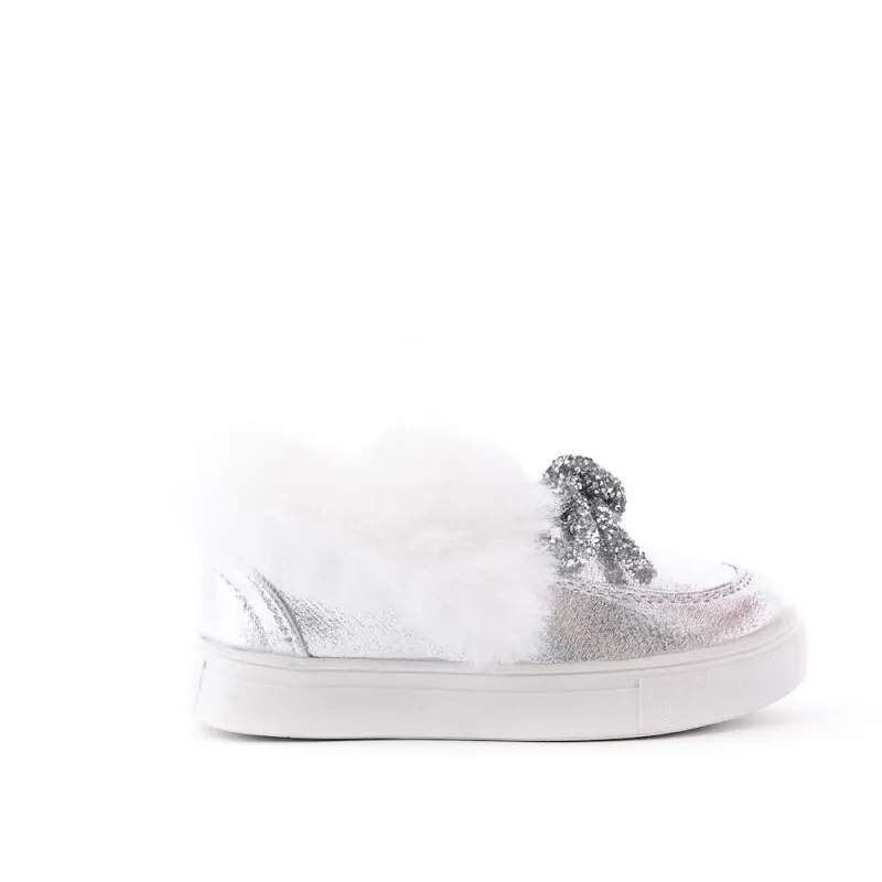 Zapatillas Deportivas Niña Plata