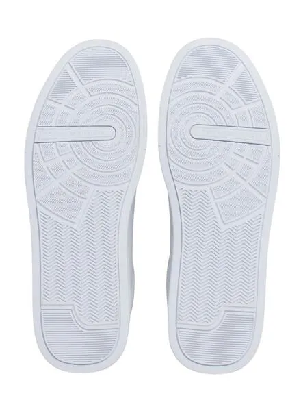 Zapatillas Tommy Hilfiger Court Piel Blanco Hombre
