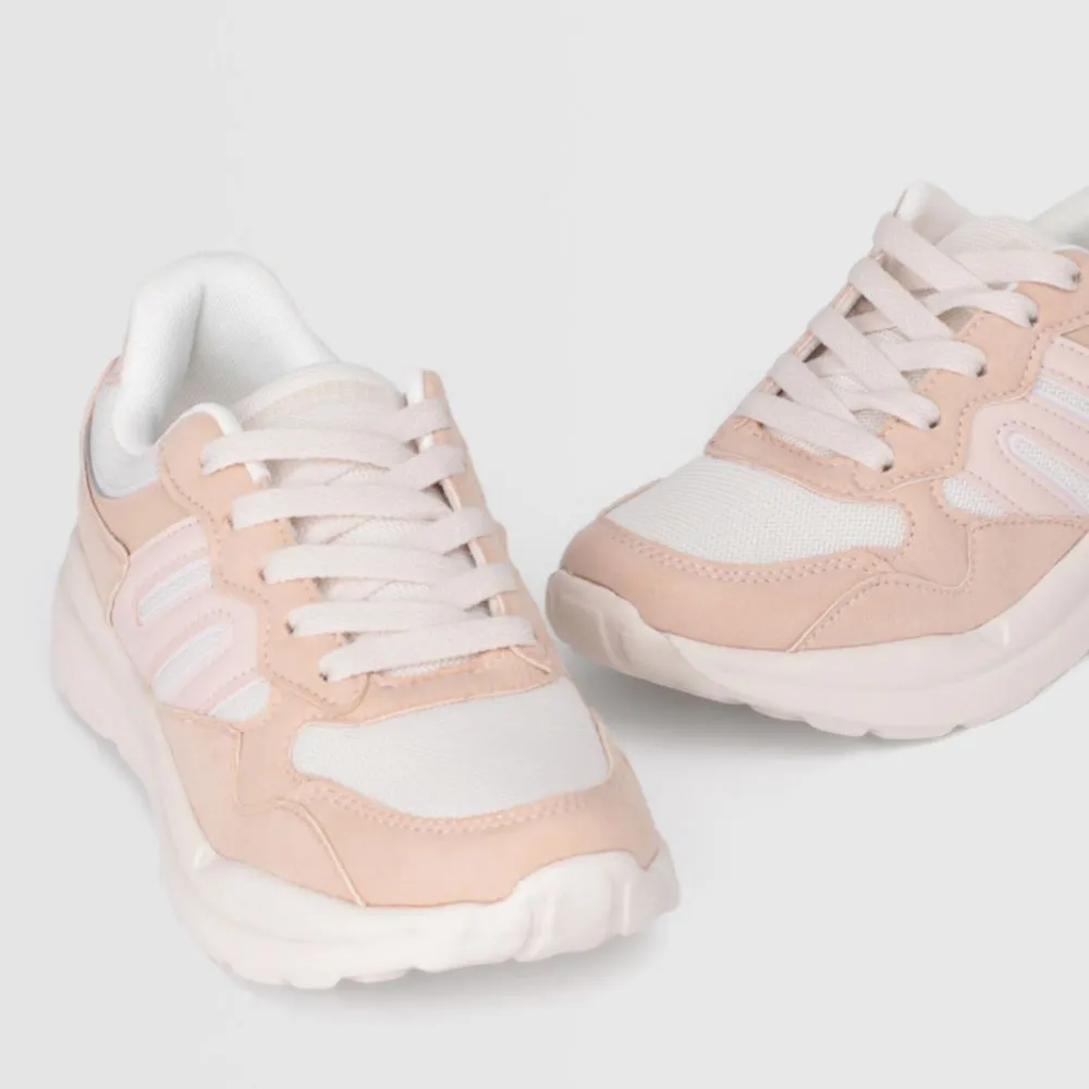 Zapatillas Urbanas Para Mujer Hypnotic Chunk Beige