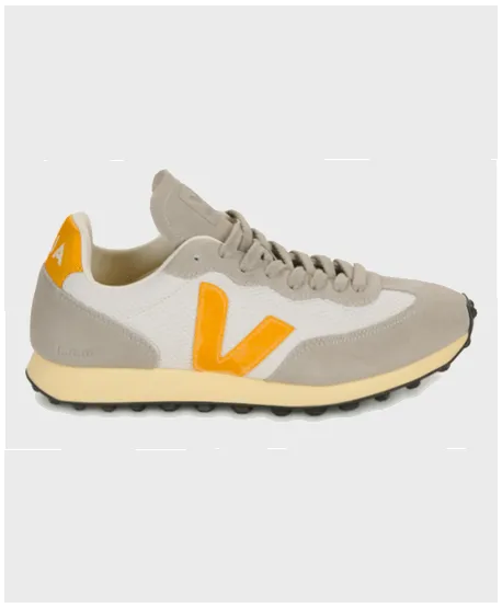 Zapatillas VEJA Rio Branco Gris Amarillo