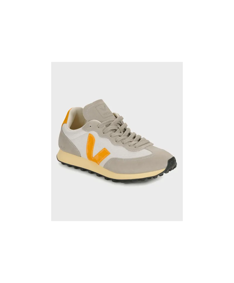 Zapatillas VEJA Rio Branco Gris Amarillo