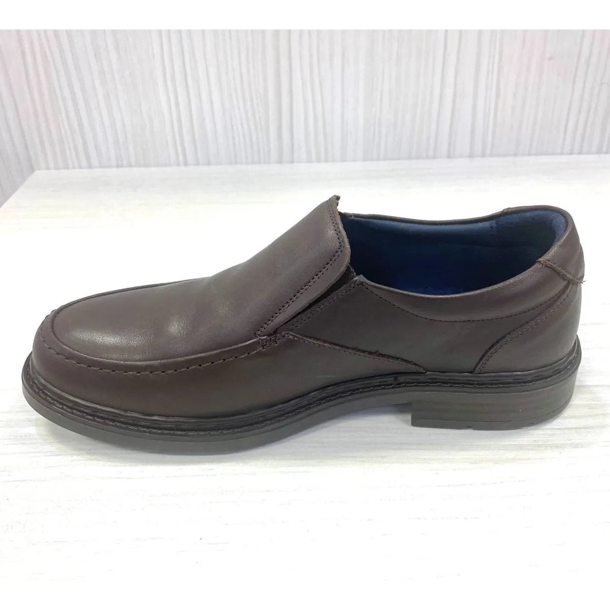 Zapato ancho especial hombre Notton sin cordón N0404