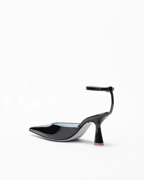 Zapato destalonado Chiara Ferragni CF Decollete Negro