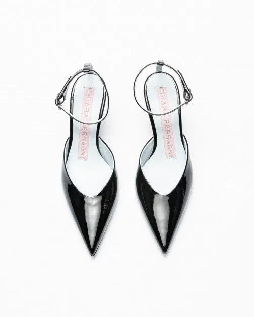 Zapato destalonado Chiara Ferragni CF Decollete Negro