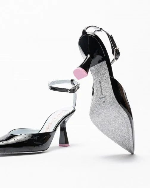 Zapato destalonado Chiara Ferragni CF Decollete Negro