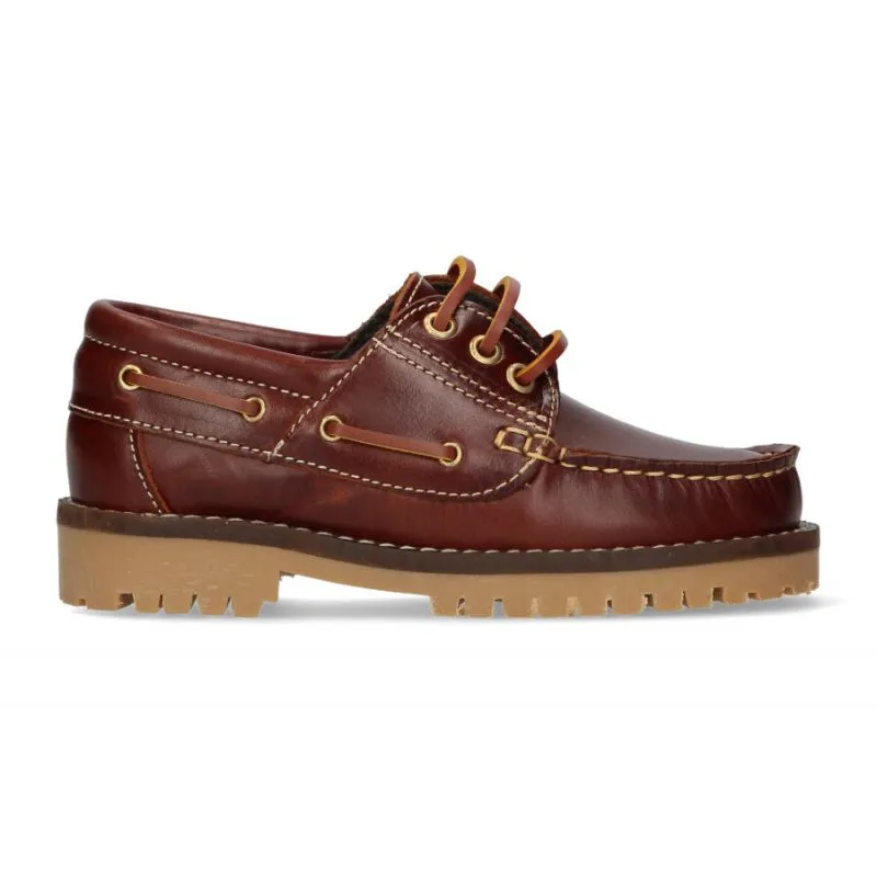 Zapato náutico niño cuero