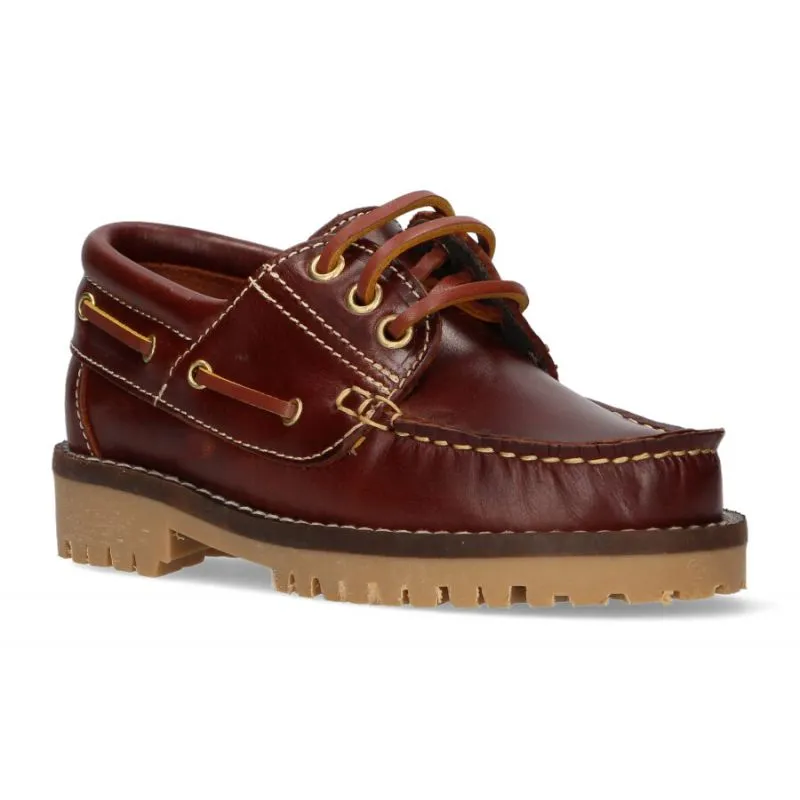 Zapato náutico niño cuero