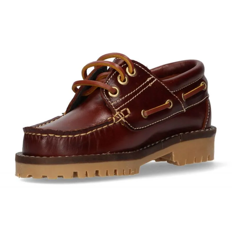 Zapato náutico niño cuero