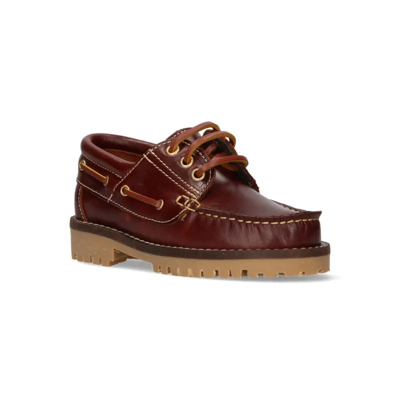 Zapato náutico niño cuero