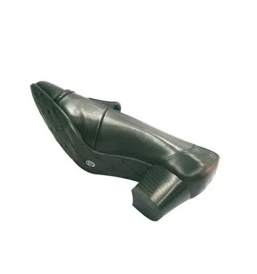 Zapato sport mujer con pala con gomas Pomares Vazquez en negro