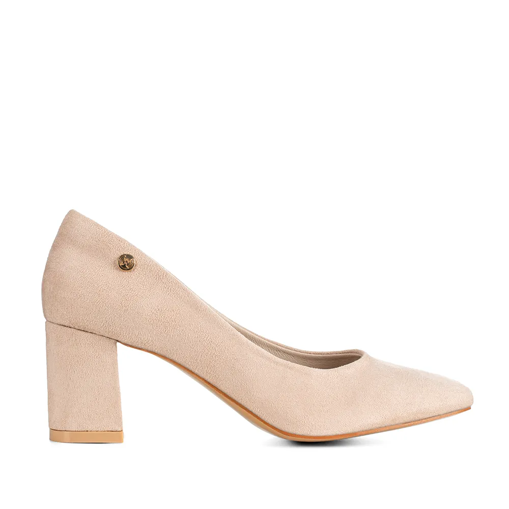 Zapatos Beige Formal Mujer Weide Gh108