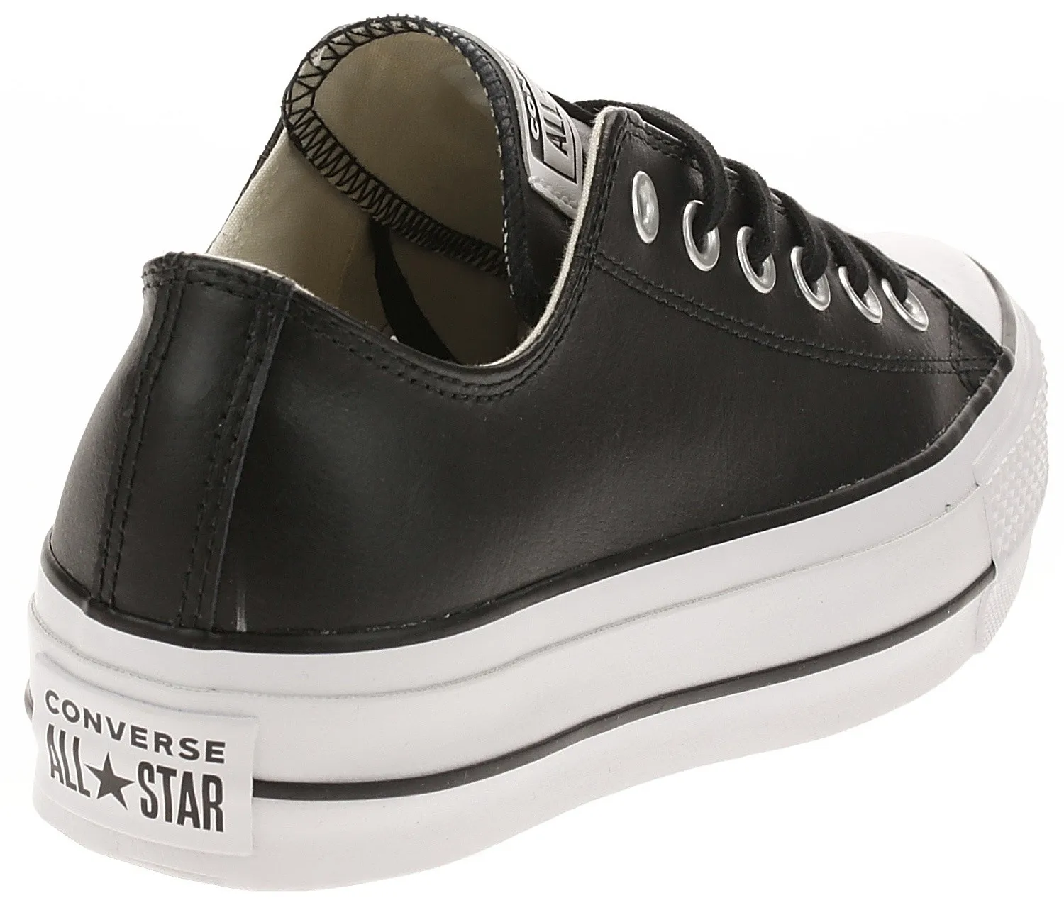 ZAPATOS CONVERSE CHUCK TAYLOR ALL STAR LIFT CLEAN OX  561681/BLACK/BLACK/WHITE  WOMEN´S