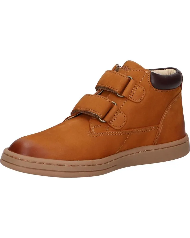 ZAPATOS KICKERS  DE NIñO 57198710 TACKEASY GOLF  116 CAMEL MARRON