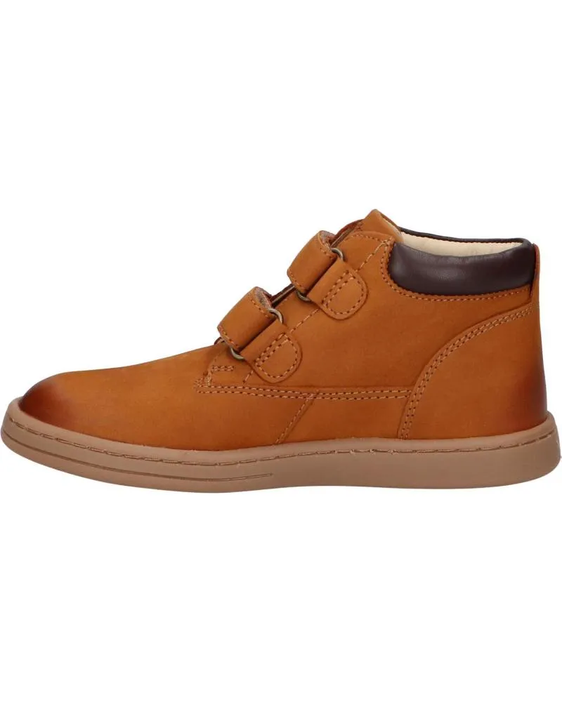 ZAPATOS KICKERS  DE NIñO 57198710 TACKEASY GOLF  116 CAMEL MARRON