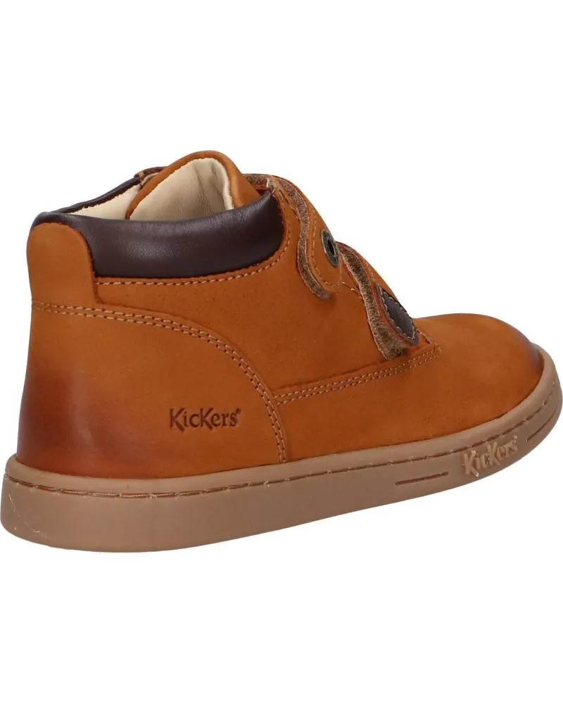 ZAPATOS KICKERS  DE NIñO 57198710 TACKEASY GOLF  116 CAMEL MARRON