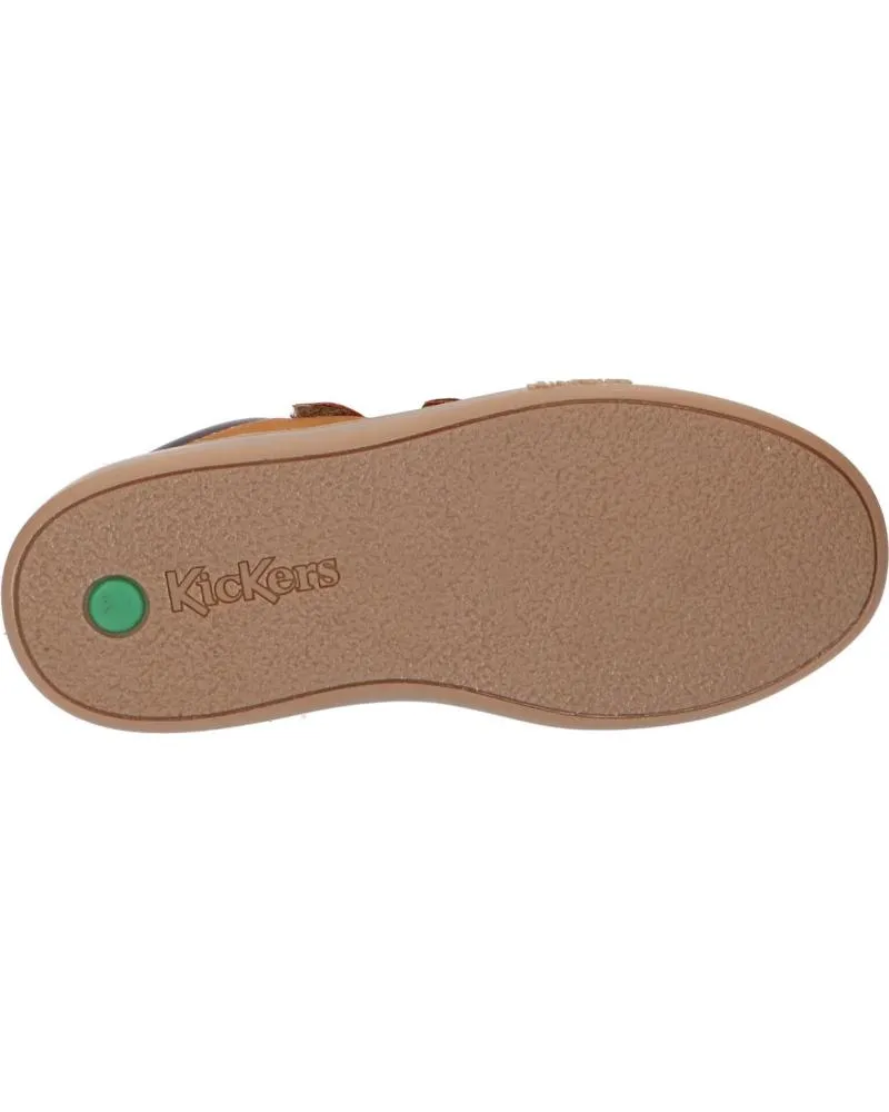 ZAPATOS KICKERS  DE NIñO 57198710 TACKEASY GOLF  116 CAMEL MARRON